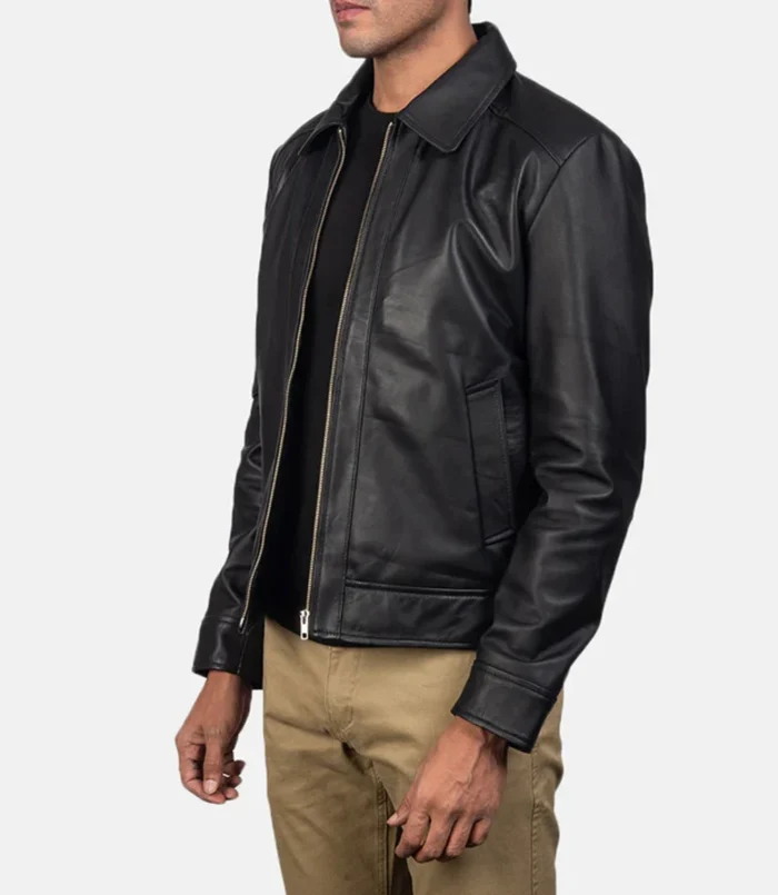 Inferno Black Real Leather Jacket