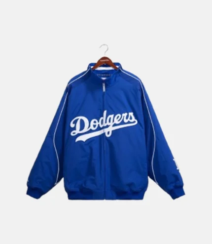 Mitchell & Ness 2005 LA Dodgers Blue Dugout Jacket