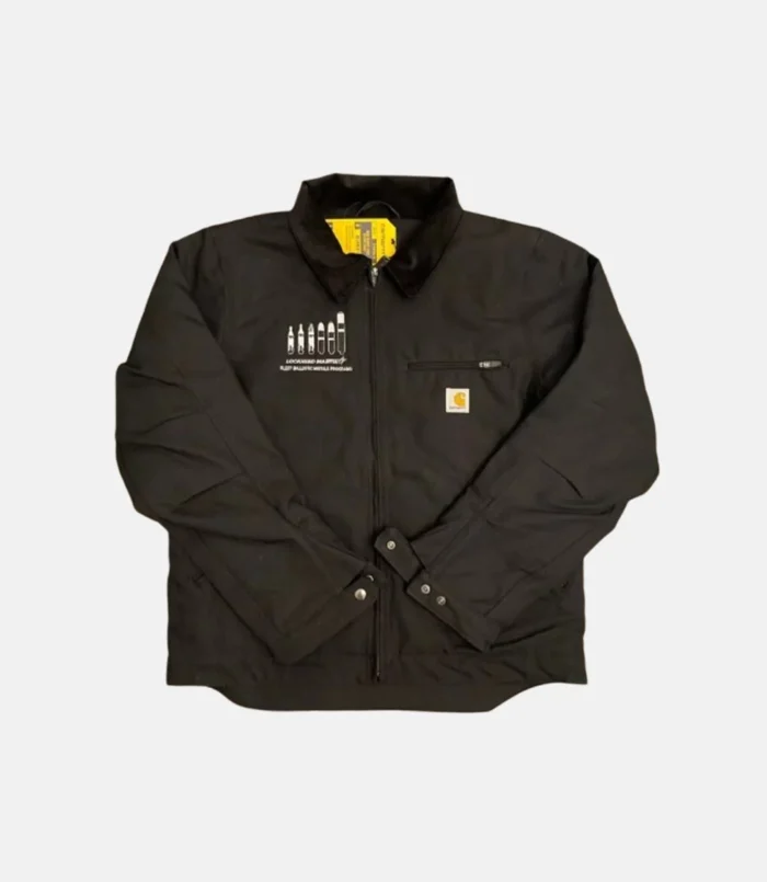 Lockheed Martin ICBM Duck Detroit Ballistic Missile Black Jacket