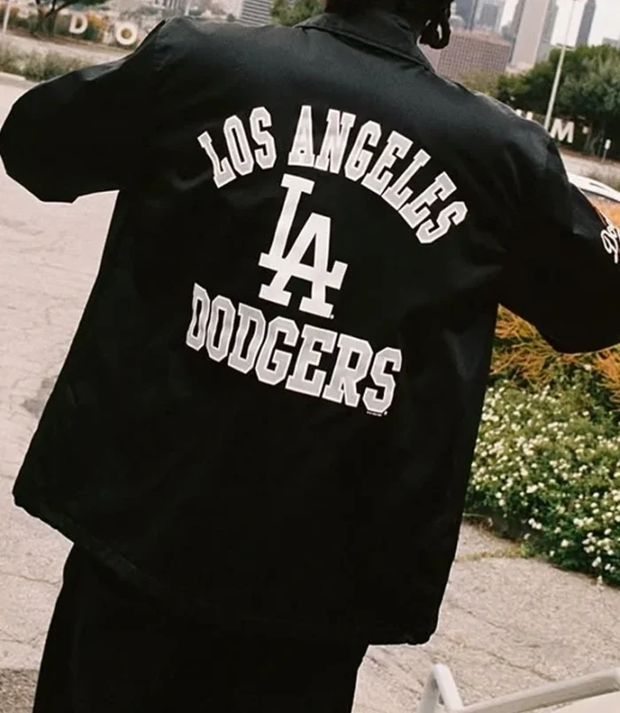 Los Angeles Dodgers Coaches Jacket Black
