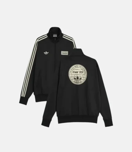 Oasis x Adidas Striped Track Jacket Red