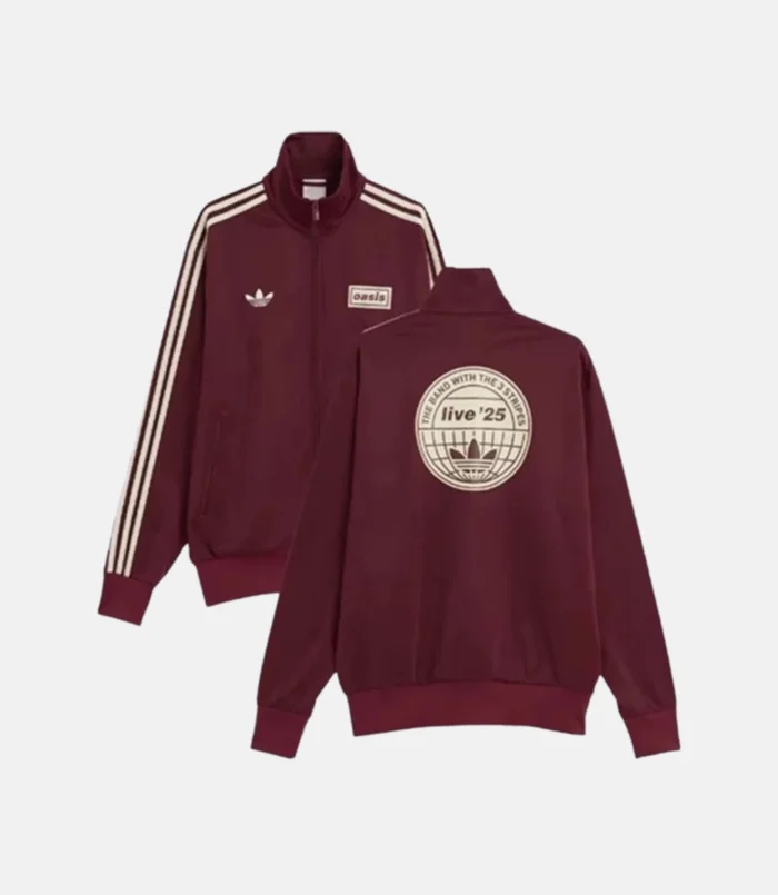 Oasis x Adidas Striped Track Jacket