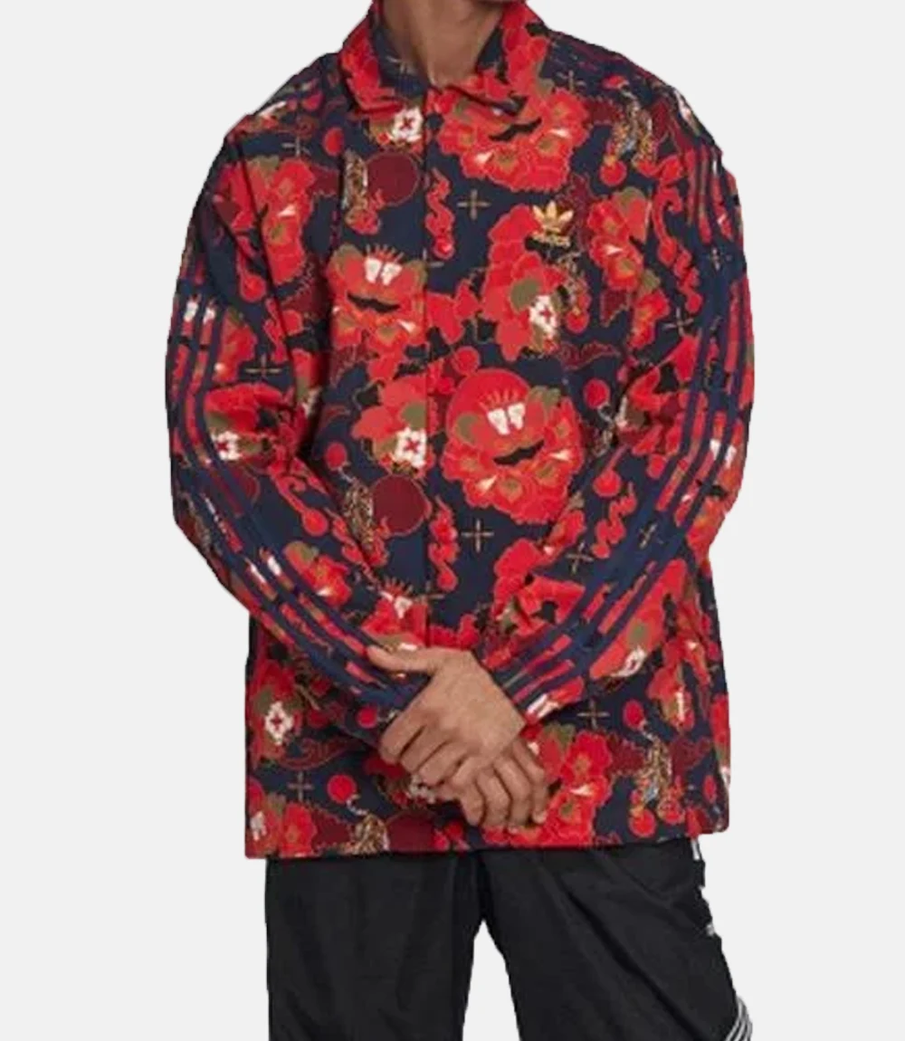 Adidas Chinese New Year Coach Red Jacket
