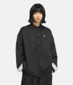 Black Adidas New Chinese Shirt Jacket