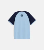 Adidas x Oasis Tour 3-Stripes T-Shirt Blue