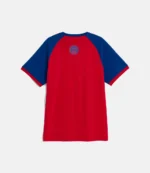 Adidas x Oasis Tour 3-Stripes T-Shirt Maroon