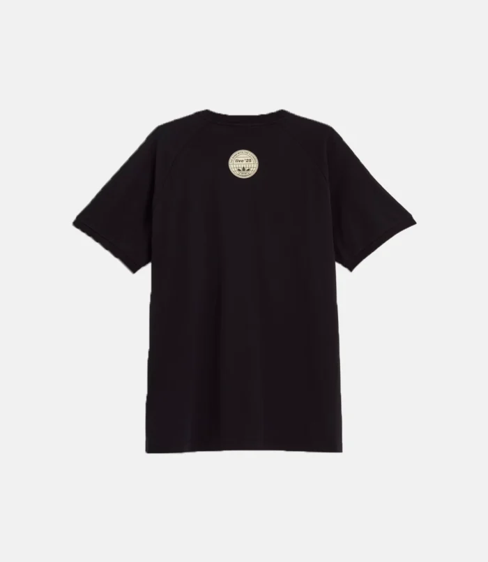 Adidas x Oasis Tour 3-Stripes Black T-Shirt