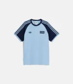 Adidas x Oasis Tour 3-Stripes Blue T-Shirt