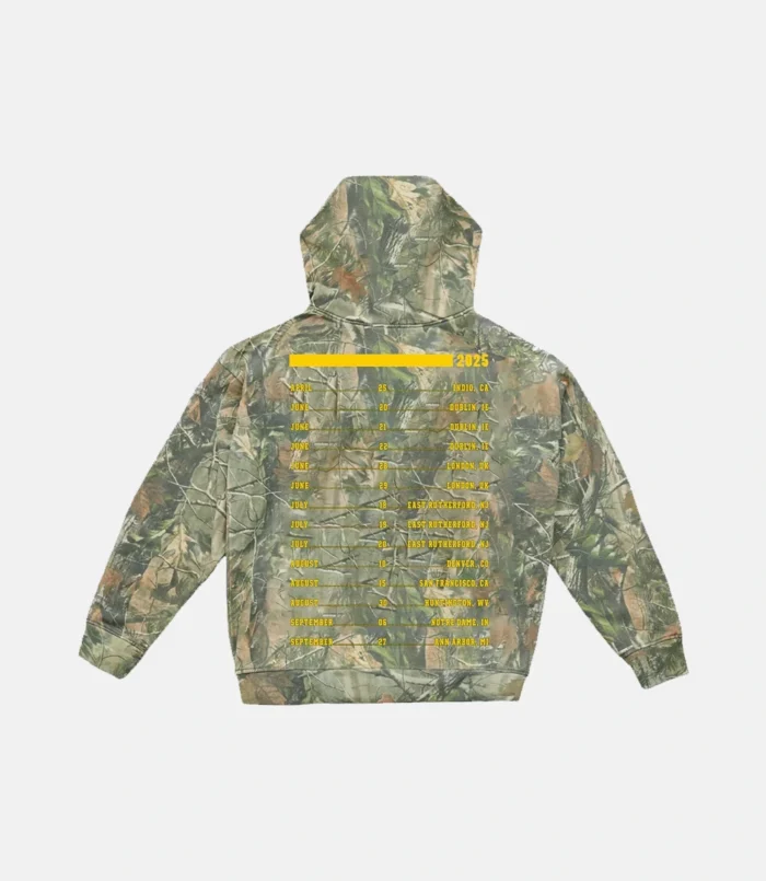 Zach Bryan Camo Fleece Hoodie